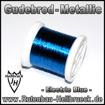 Gudebrod Bindegarn - Metallic - Farbe: Electric Blue -A-